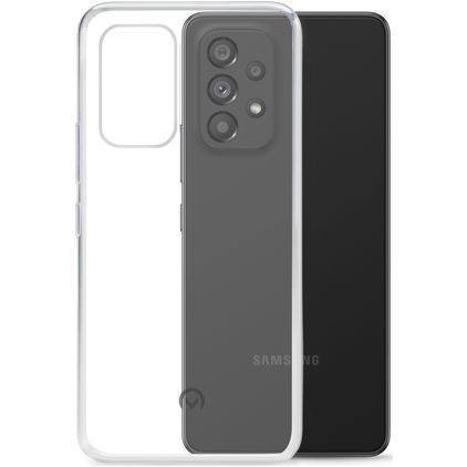 Mobilize Gelly Coque Transparente Samsung Galaxy A53 Coque arrière en TPU Souple - Transparent