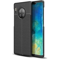 Mobigear Luxury Coque Huawei Mate 30 Pro Coque arrière en TPU Souple - Noir