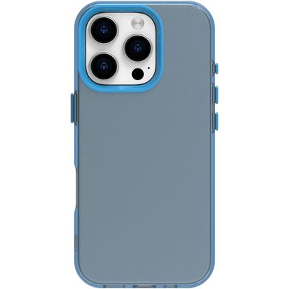 Mobigear Crystal Coque iPhone 16 Pro Coque arrière Rigide - Bleu