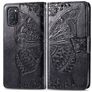 Mobigear Butterfly Housse OPPO A52 Etui Porte-Monnaie - Noir