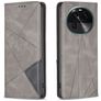 Mobigear Rhombus Slim Housse OPPO Find X6 Etui - Gris