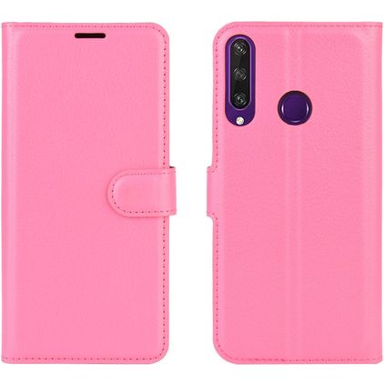 Mobigear Classic Huawei Y6p Étui Portefeuille - Magenta