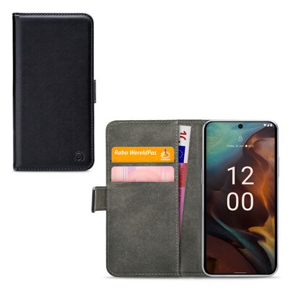 Mobilize Classic Gelly Wallet Housse Nokia XR21 Etui Porte-Monnaie - Noir