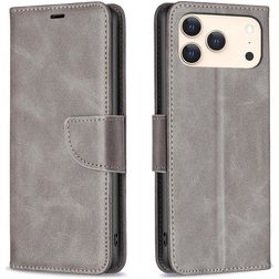 Mobigear Excellent Housse iPhone 18 Pro Max Etui Porte-Monnaie - Gris