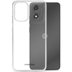 Mobilize Gelly Coque Transparente Motorola Moto E14 Coque arrière en TPU Souple - Transparent
