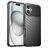 Mobigear Groove Coque iPhone 16 Plus Coque arrière en TPU Souple - Noir