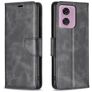 Mobigear Excellent Housse Motorola Moto G04 Etui Porte-Monnaie - Noir