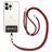Mobigear Lanyard Cordon de téléphone universel réglable - Bordeaux