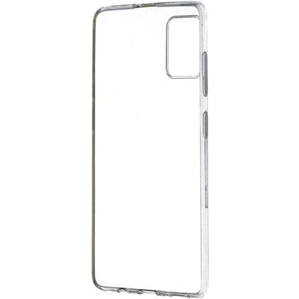 Mobiparts Classic Coque Transparente Samsung Galaxy A41 Coque arrière en TPU Souple - Transparent