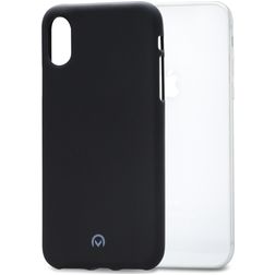 Mobilize Gelly Coque iPhone XS Max Coque arrière en TPU Souple - Matt Black