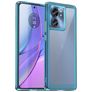 Mobigear Crystal Coque Motorola Edge 40 Coque arrière Rigide - Transparent / Turquoise