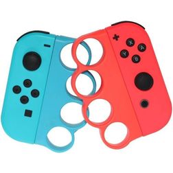 Mobigear Joy-Con Poignées de Boxe pour Nintendo Switch - Bleu / Rouge (Lot de 2)