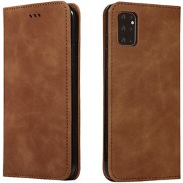Mobigear Retro Slim Housse Samsung Galaxy S20 Plus Etui Porte-Monnaie - Marron