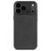 Decoded Coque iPhone 17 Pro Max Coque arrière en Cuir Véritable Anti-Chocs - Noir