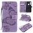 Mobigear Butterfly Housse Huawei P Smart Z Etui Porte-Monnaie - Violet