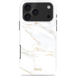MIO Coque iPhone 17 Pro MagSafe Coque arrière Rigide - White Marble