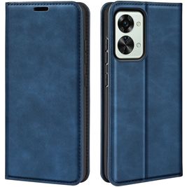 Mobigear Retro Slim Housse OnePlus Nord 2T 5G Etui Porte-Monnaie - Bleu