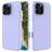 Mobigear Rubber Touch Coque iPhone 16 Pro Max Coque arrière en Silicone - Violet