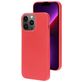 Mobiparts Coque iPhone 13 Pro Max Coque arrière en Silicone - Scarlet Red