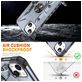 Mobigear Armor Ring Coque iPhone 14 Coque arrière Rigide Anti-Chocs avec Anneau-Support - Gris