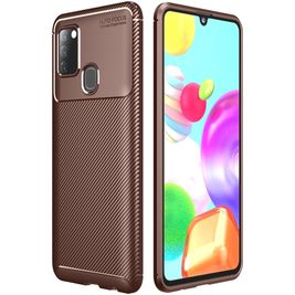 Mobigear Racing Coque Xiaomi Redmi 9C Coque arrière en TPU Souple - Marron