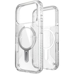 Speck Presidio Perfect Clear Grip Coque Transparente iPhone 17 Pro MagSafe Coque arrière Rigide Anti-Chocs - ClickLock