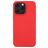 Mobigear Rubber Touch Coque iPhone 14 Coque arrière en Silicone - Rouge