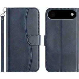 Mobigear S Line Housse iPhone Air Etui Porte-Monnaie - Bleu Marin