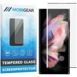 Mobigear Curved Samsung Galaxy S23 Ultra Verre trempé Protection d'écran - Compatible coque - Noir