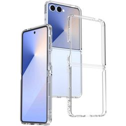 Mobigear Crystal Transparent Samsung Galaxy Z Flip 8 Plastique rigide Coque arrière - Transparent