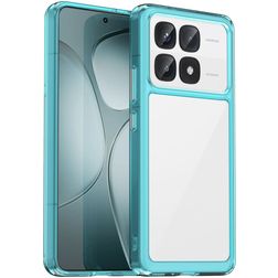 Mobigear Crystal Coque Xiaomi 14T Pro Coque arrière Rigide - Bleu