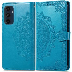 Mobigear Mandala Housse Samsung Galaxy A16 Etui Porte-Monnaie - Bleu