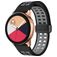 Mobigear Sport Plus Mag Bracelet Silicone Smartwatch Fermeture magnétique - Connexion universelle de 22 mm - Noir / Gris