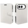 Mobigear Classic Housse iPhone Duo Etui Porte-Monnaie - Blanc