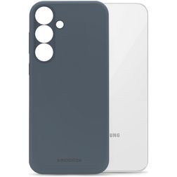 Mobilize Rubber Gelly Coque Samsung Galaxy S24 Plus Coque arrière en TPU Souple - Matt Blue