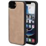 Mobiparts Classic Coque iPhone 16e MagSafe Coque arrière en TPU,Similicuir - Moonstone Beige