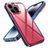 Mobigear Crystal Coque iPhone 14 Pro Max Coque arrière Rigide - Transparent / Rouge