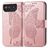 Mobigear Butterfly Housse ASUS ROG Phone 6 Etui Porte-Monnaie - Rose doré