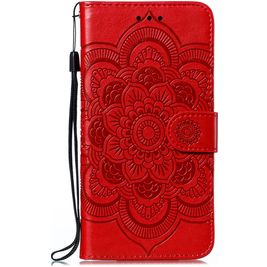 Mobigear Mandala Housse Google Pixel 4a 5G Etui Porte-Monnaie - Rouge