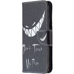 Mobigear Design Samsung Galaxy S20 FE Étui Portefeuille - Do Not Touch