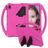 Mobigear AeroArmor Coque Lenovo Tab P11 Gen 1 Coque de tablette pour enfants avec Poignée Enfants en EVA + Porte-crayon - Rose