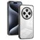 Mobigear Crystal Xiaomi Redmi 14C Plastique rigide Coque arrière - Transparent / Noir