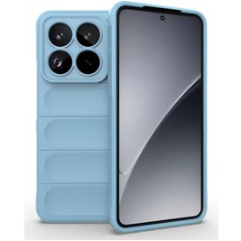 Mobigear Bumpy Coque Xiaomi 15 Pro Coque arrière en TPU Souple - Bleu