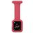 Mobigear Clip Case Bracelet pour infirmière Apple Watch Épingle - 46/45/44 mm - Rouge