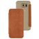 Mobilize Slim Booklet Housse Samsung Galaxy S6 Etui - Snake Apricot