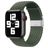 Mobigear Braided Bracelet Nylon Apple Watch Fermeture à pince - 42/41/40/38 mm - Olive