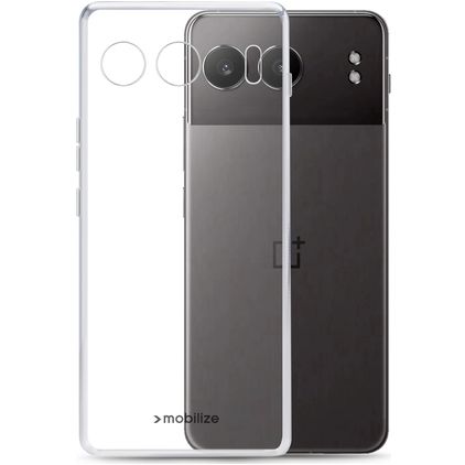 Mobilize Gelly Transparent OnePlus Nord 4 TPU souple Coque arrière - Transparent