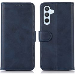 Mobigear Wallet Housse Samsung Galaxy A55 Etui Porte-Monnaie - Bleu