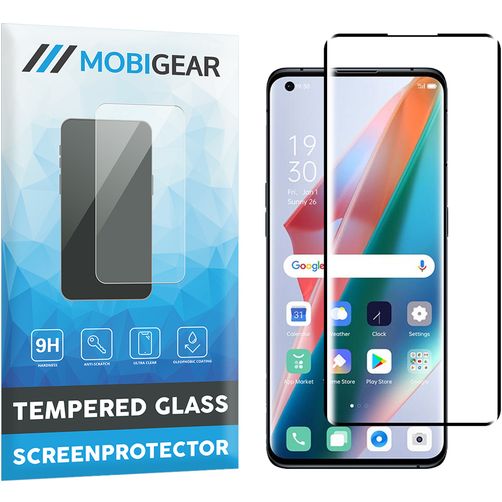 Mobigear Premium OPPO Find X3 Pro Verre trempé Protection d'écran - Compatible coque - Noir