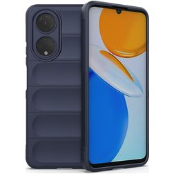 Mobigear Bumpy HONOR X7 TPU souple Coque arrière - Bleu foncé